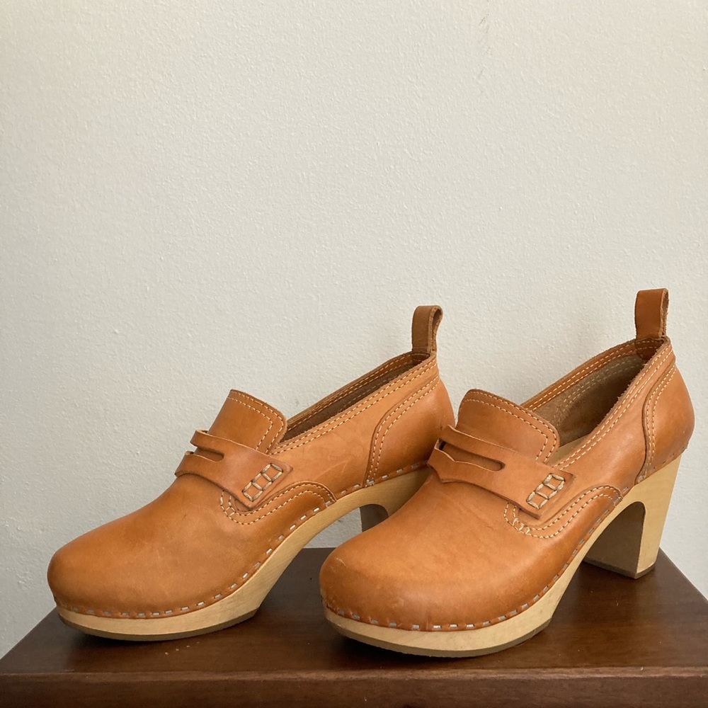 penny loafer clogs - size 39
